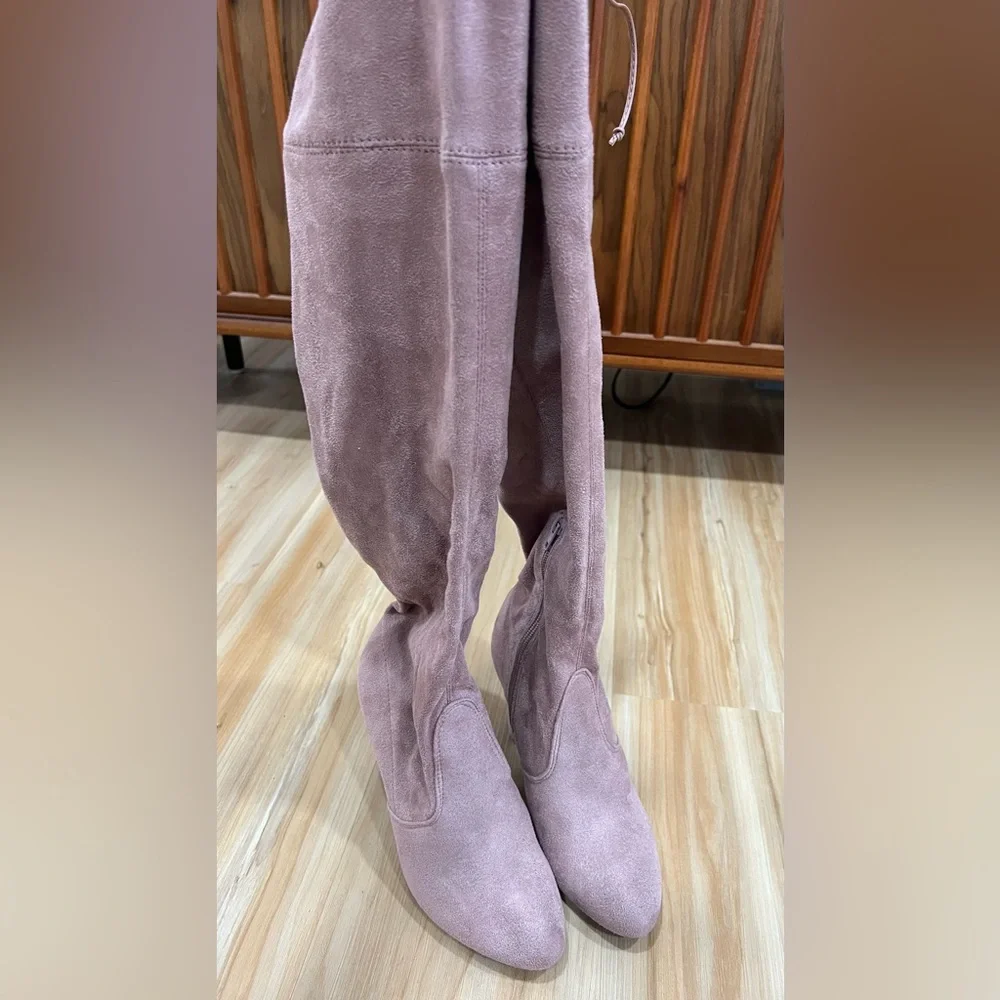 Light Pink Over-the-Knee Boots NWOB